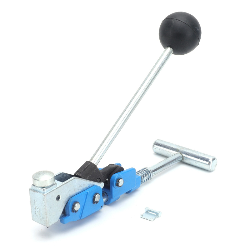 Hoop Tightener Tool - ステンレス鋼プレハブパイプクランプパンチング締め付け機図面タイプ穴あきクランプスロートフープセンターパンチT