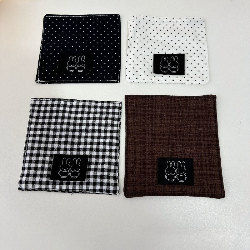Embroidery Cloth - ホットキュートミッフィーシリーズ布コースター漫画創造性絶妙なミニ刺繍ティーカップコーヒーカップコースター家庭用品