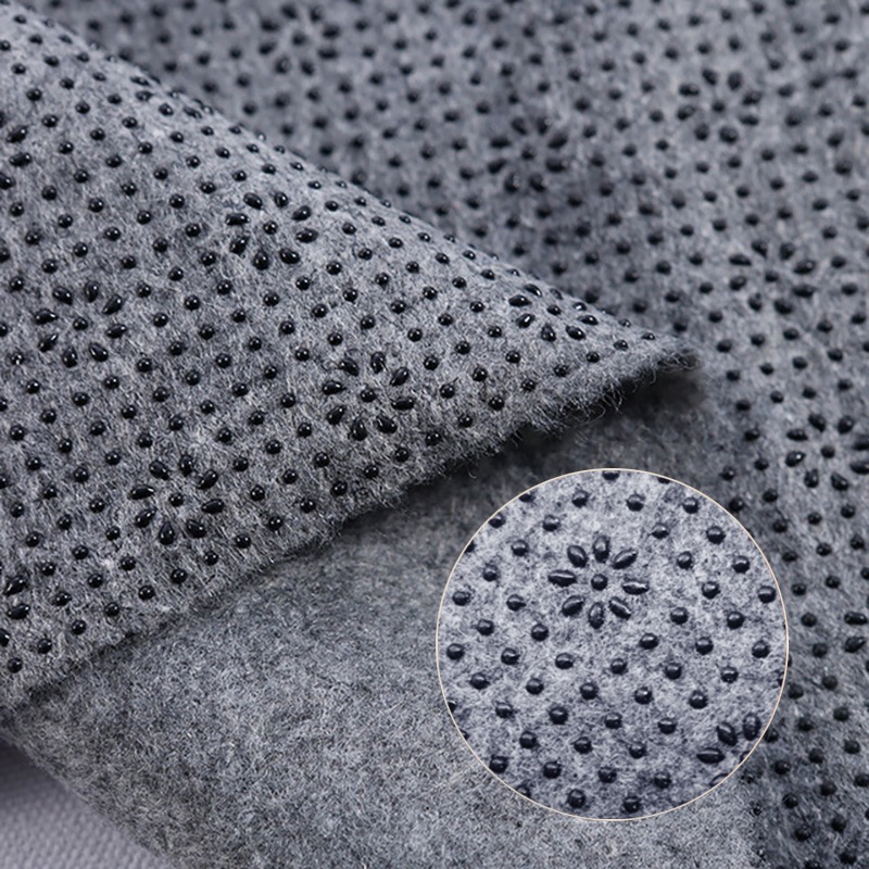 Embroidery Cloth - タフティングカーペットベースクロス、パンチニードル刺繍用裏地、PVCドット滑り止め不織布、DIYラグ製作用