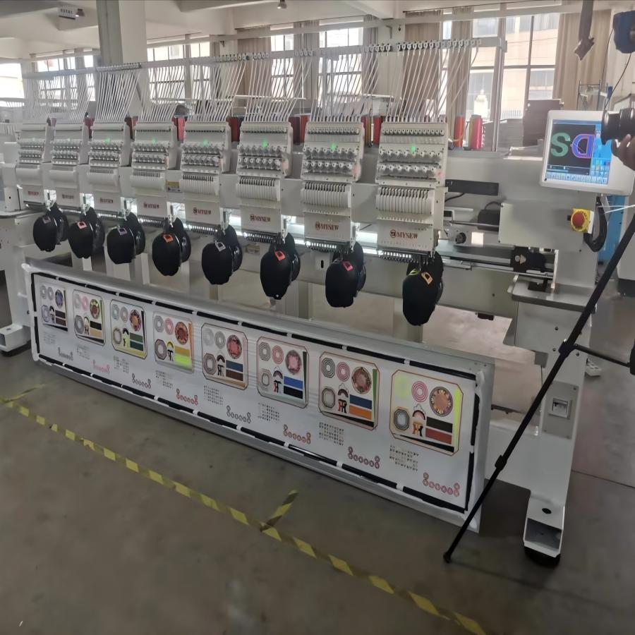 Embroidery Machine Computerized - MFGS 1508プロフェッショナル8ヘッド15マルチTシャツ自動工業用コンピュータ刺繍機のバングラデシュでの価格