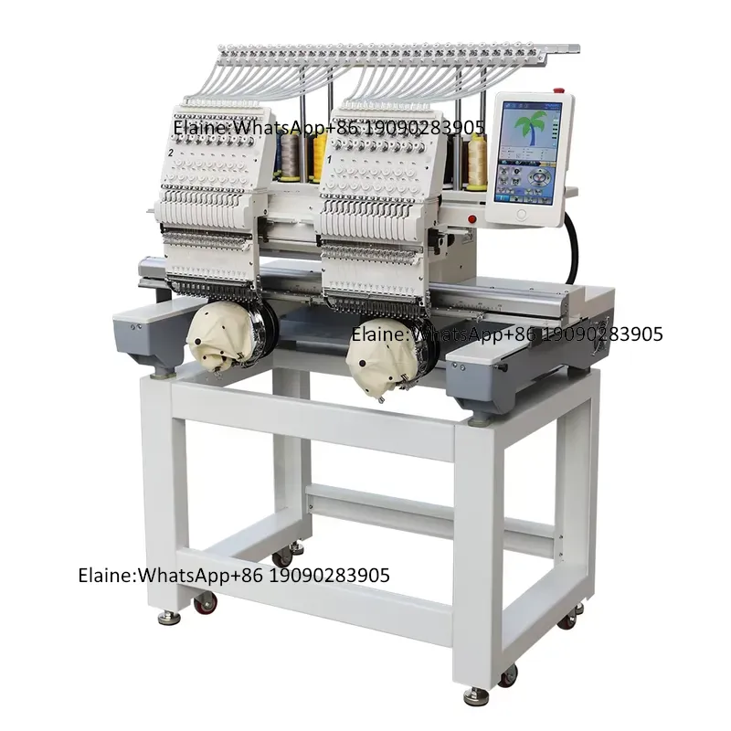 Embroidery Machine Computerized - MBC-1202/1502 12/15針 2ヘッド高速コンピュータ制御多機能工業用コンピュータ刺繍機販売中