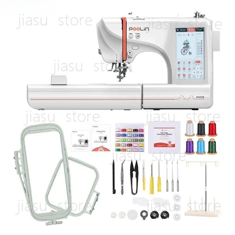Embroidery Machine Computerized - プールイン EOC05 多機能自動高品質簡単操作小型コンピュータ刺繍ミシン、お手頃価格