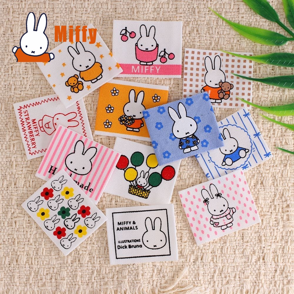 かわいいミッフィー布パッチかわいいウサギ織りパッチ縫い付けア - Embroidery Patches のレビューと価格
