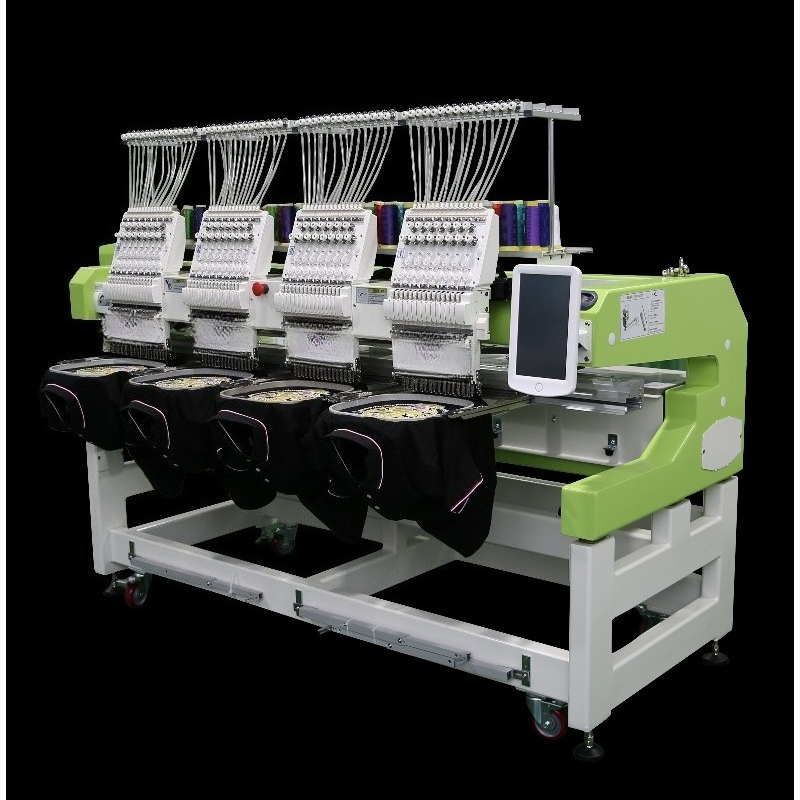 高効率コンピュータ化4ヘッド刺繍機、多機能・自動運転、衣類・ - Embroidery Machine Computerized のレビューと価格