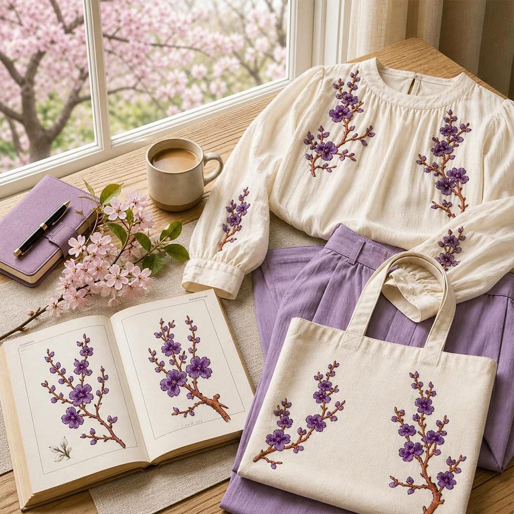 DIY桜のアイロン接着パッチ アイロン＆縫い付け ホットメル - Embroidery Patches のレビューと価格