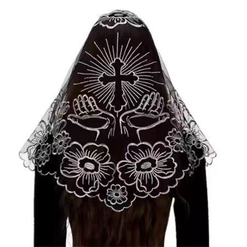 新しいベストセラーの刺繍入りヘッドラップ、黒、白、銀、金の色 - Embroidery Gold のレビューと価格