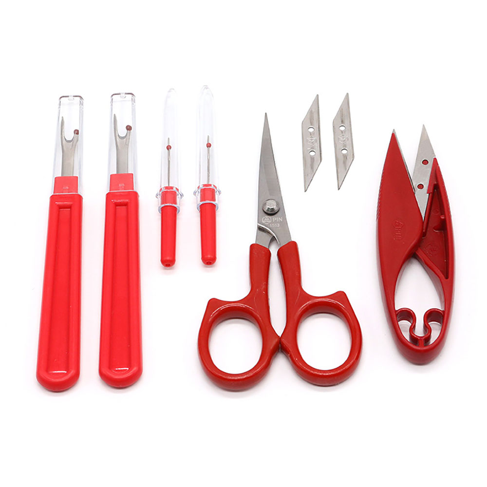1/2/6 個縫製シームリッパーキット赤縫製ステッチ糸アンピ - Embroidery Removal Tool のレビューと価格