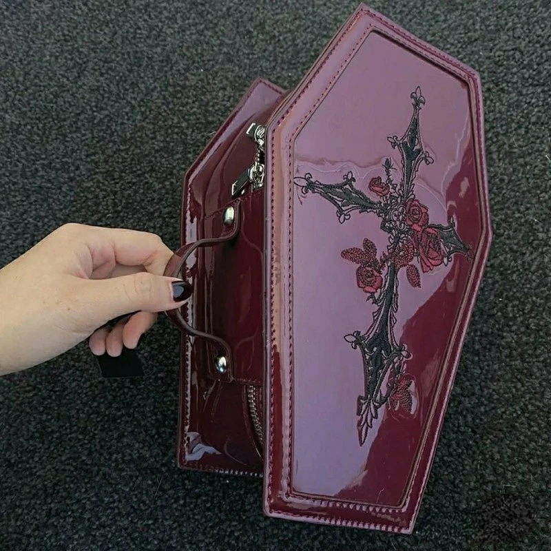 原宿 Y2K ロリータハンドバッグコスプレ女性ゴシックパンク - Embroidery Gothic のレビューと価格