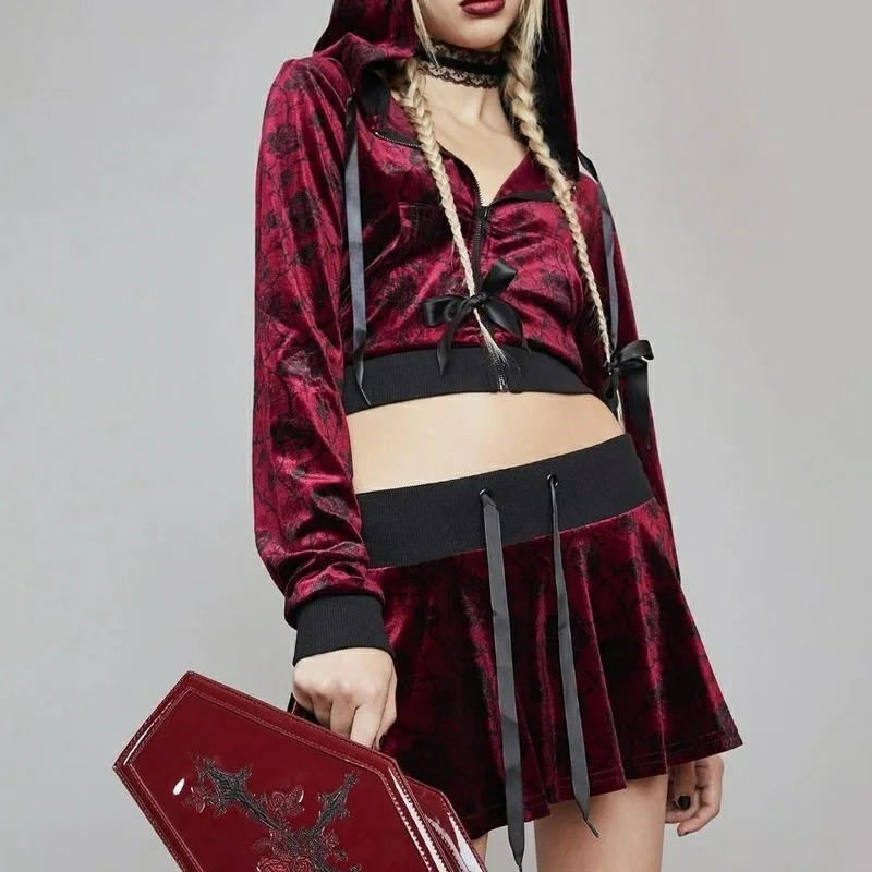 原宿 Y2K ロリータハンドバッグコスプレ女性ゴシックパンク - Embroidery Gothic のレビューと価格