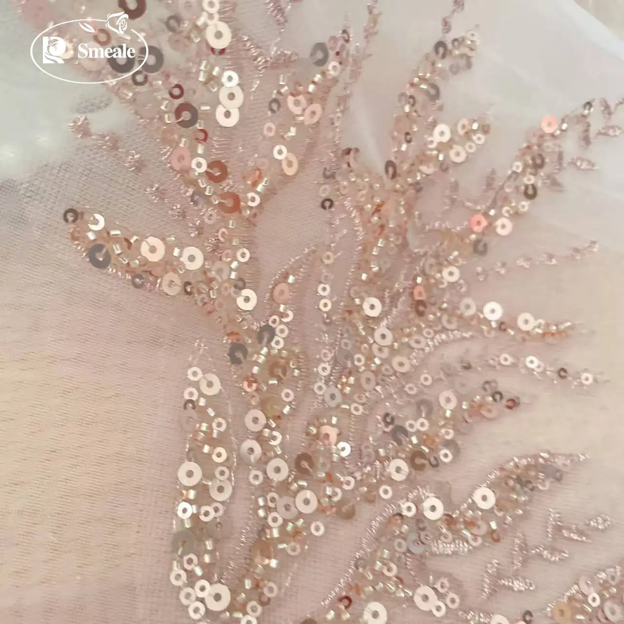 5ペア-2ペア。ローズゴールドのスパンコールチューブビーズ刺 - Embroidery Gold のレビューと価格