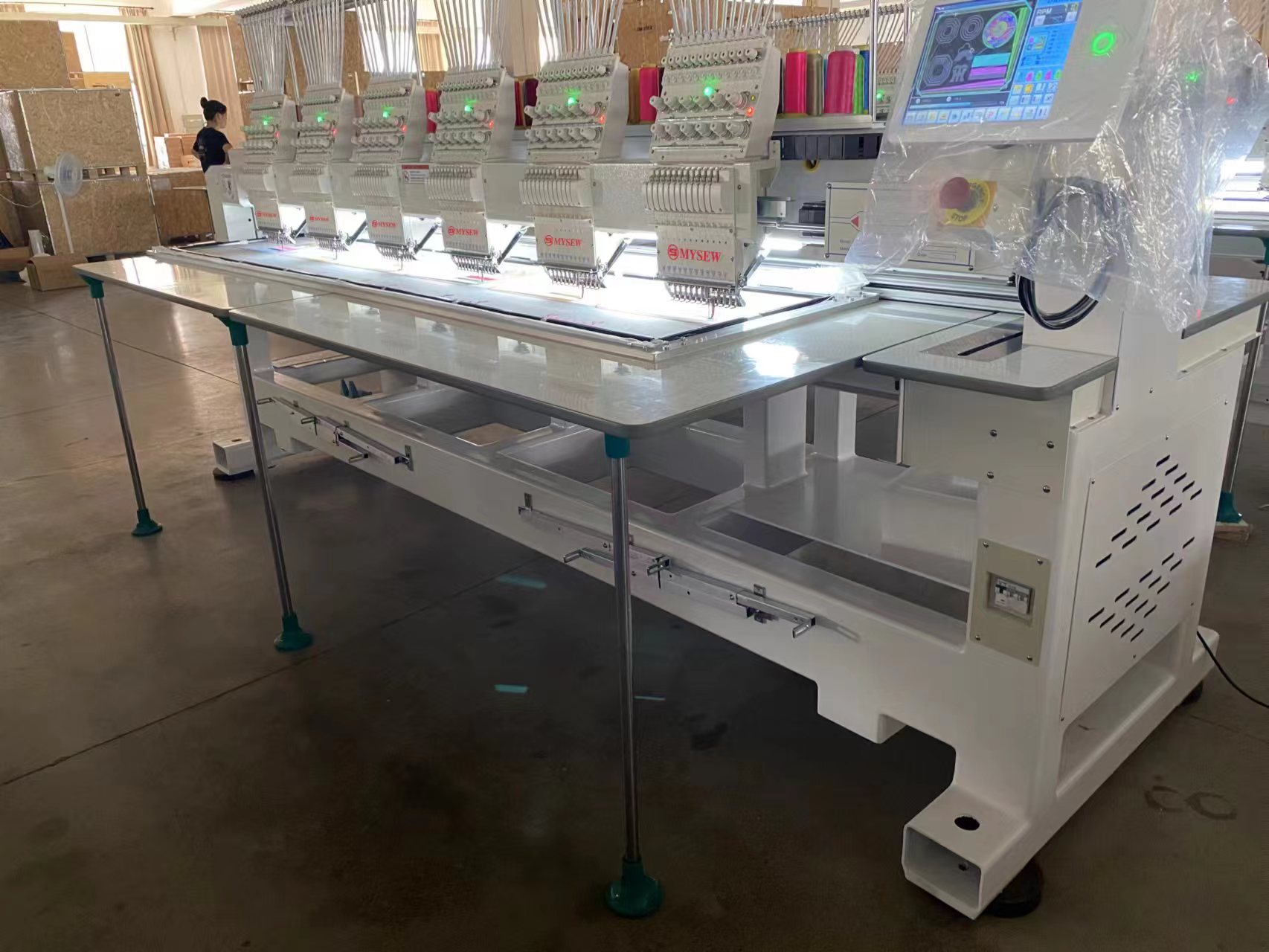 MFGS 1506 15 s 6ヘッド自動工業用帽子Tシャツ - Embroidery Machine Computerized のレビューと価格