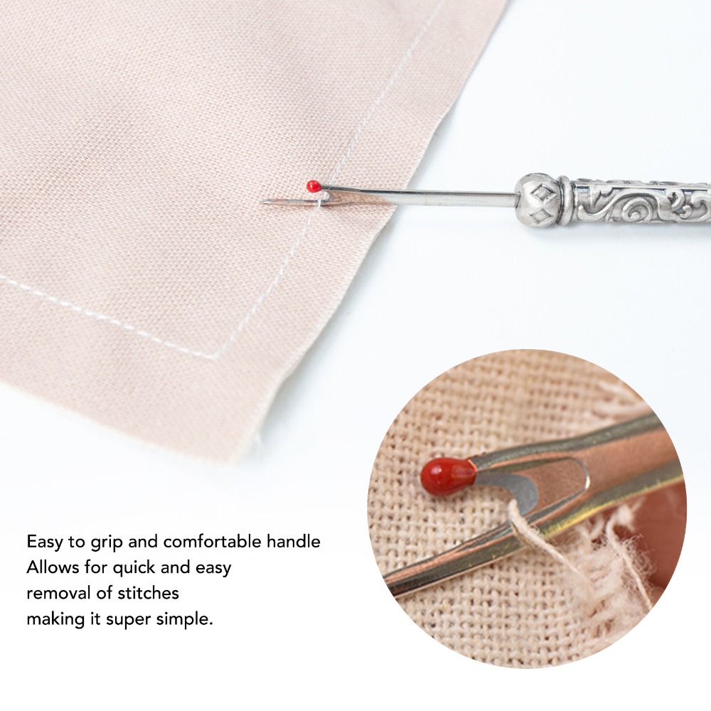 2個入り金属製ハンドル付きシームリッパーツール、ヴィンテージ - Embroidery Removal Tool のレビューと価格