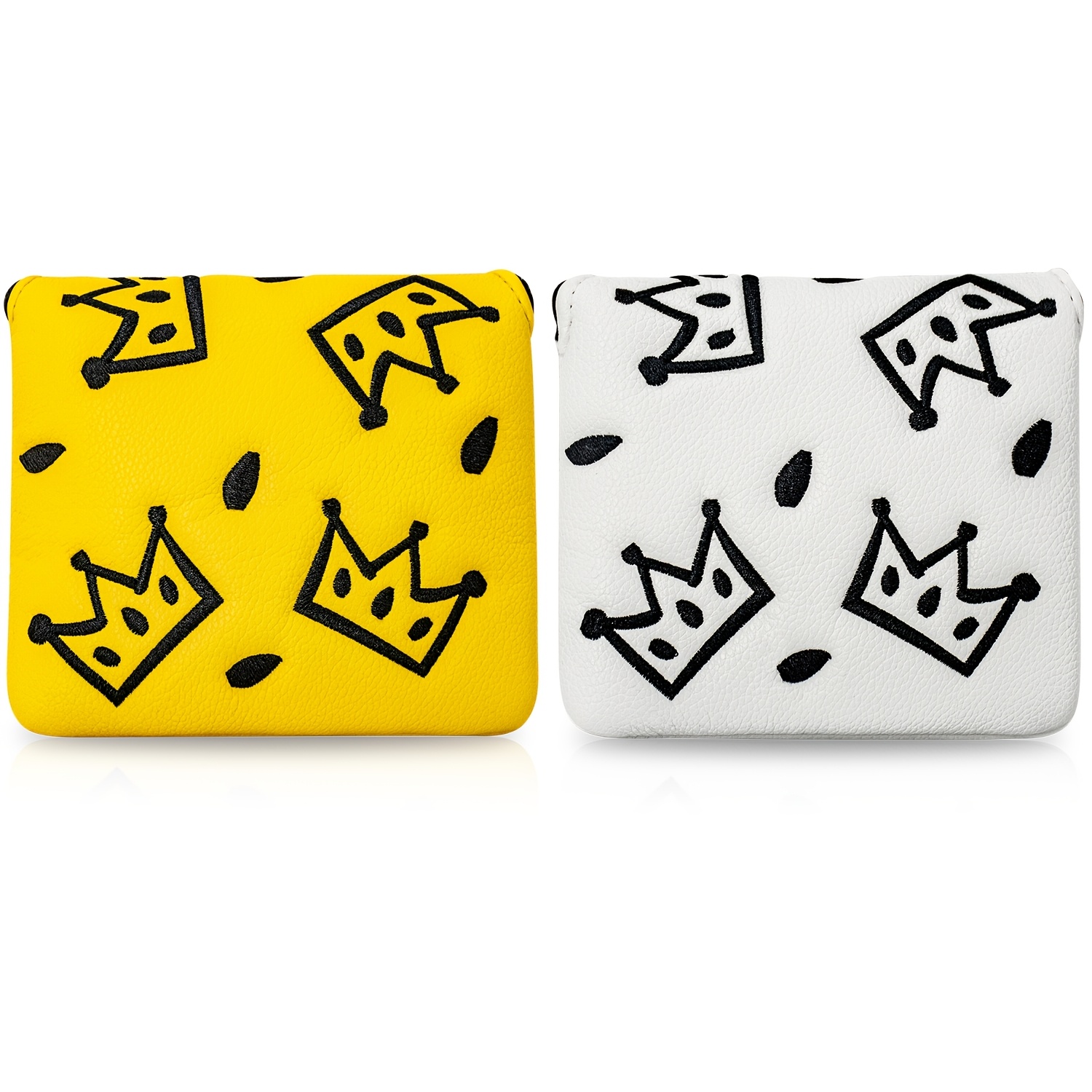 1pc ゴルフマレットパターカバー PU シェルとソフト裏地 - Embroidery Ideas のレビューと価格
