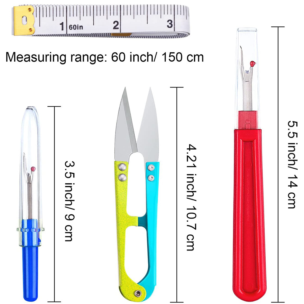ソーイングリッピングキット,uシザー付きスレッドカッター,ソ - Embroidery Removal Tool のレビューと価格
