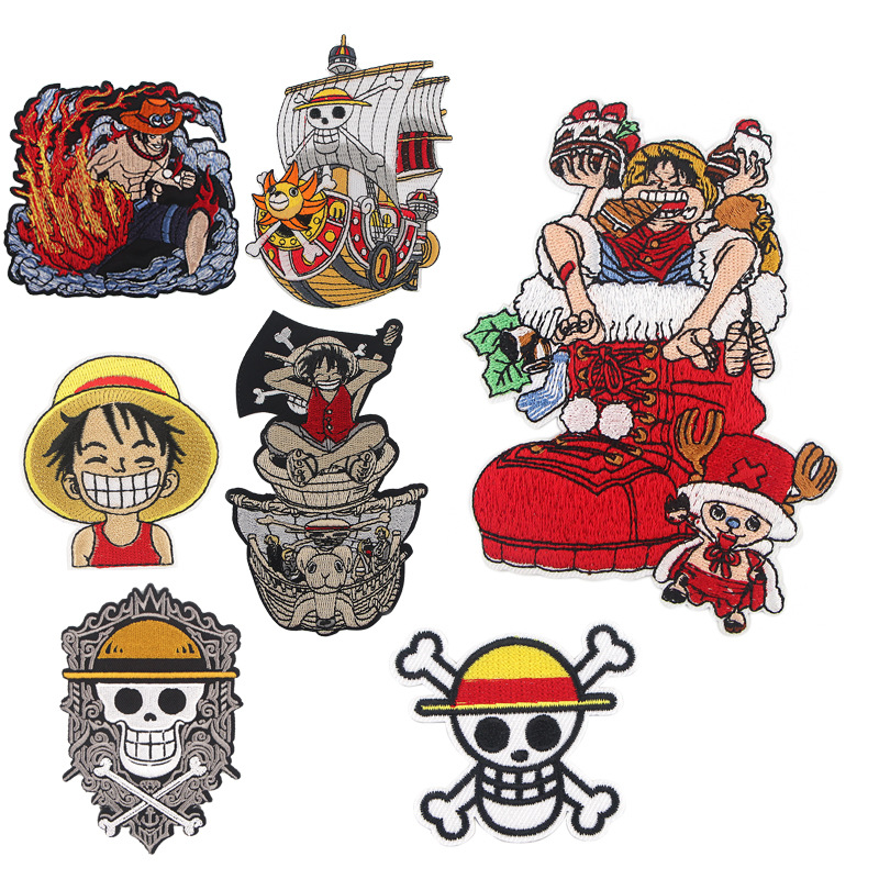 日本アニメ刺繍パッチアイロン接着パッチ衣料用熱接着パッチ服  - Embroidery Patches のレビューと価格