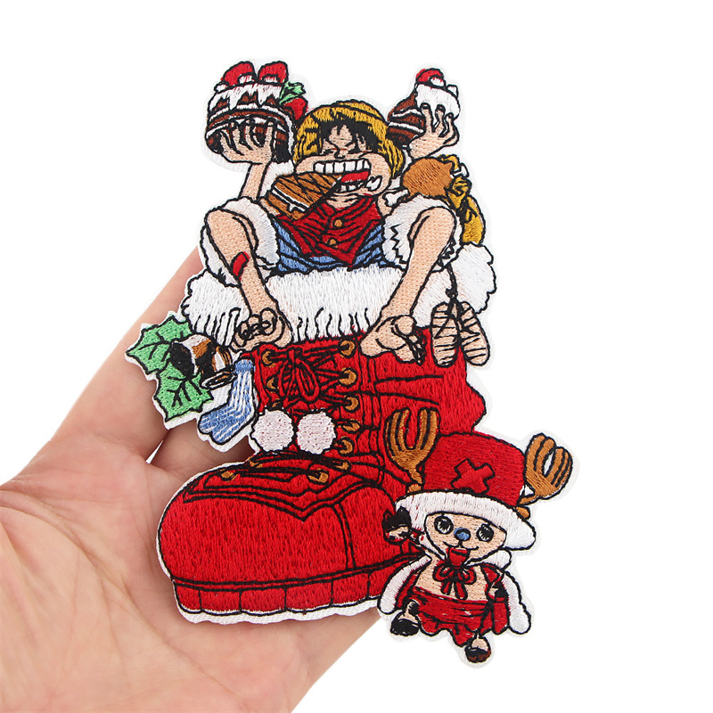 日本アニメ刺繍パッチアイロン接着パッチ衣料用熱接着パッチ服  - Embroidery Patches のレビューと価格