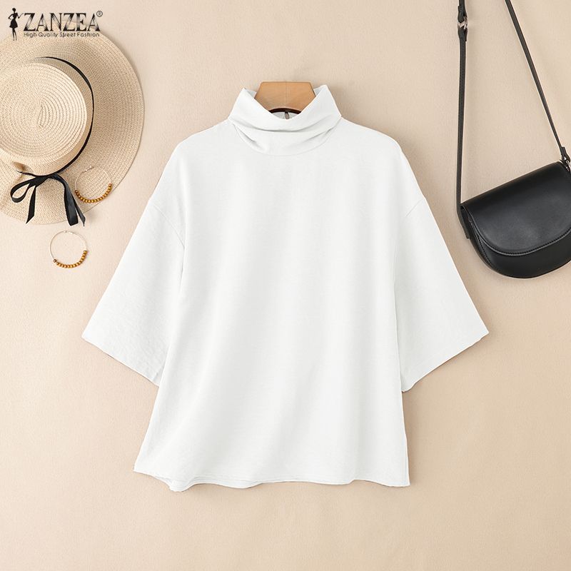 スタイリッシュな女性用ブラウス 2025 ZANZEA 夏用 - Embroidery Blouse のレビューと価格