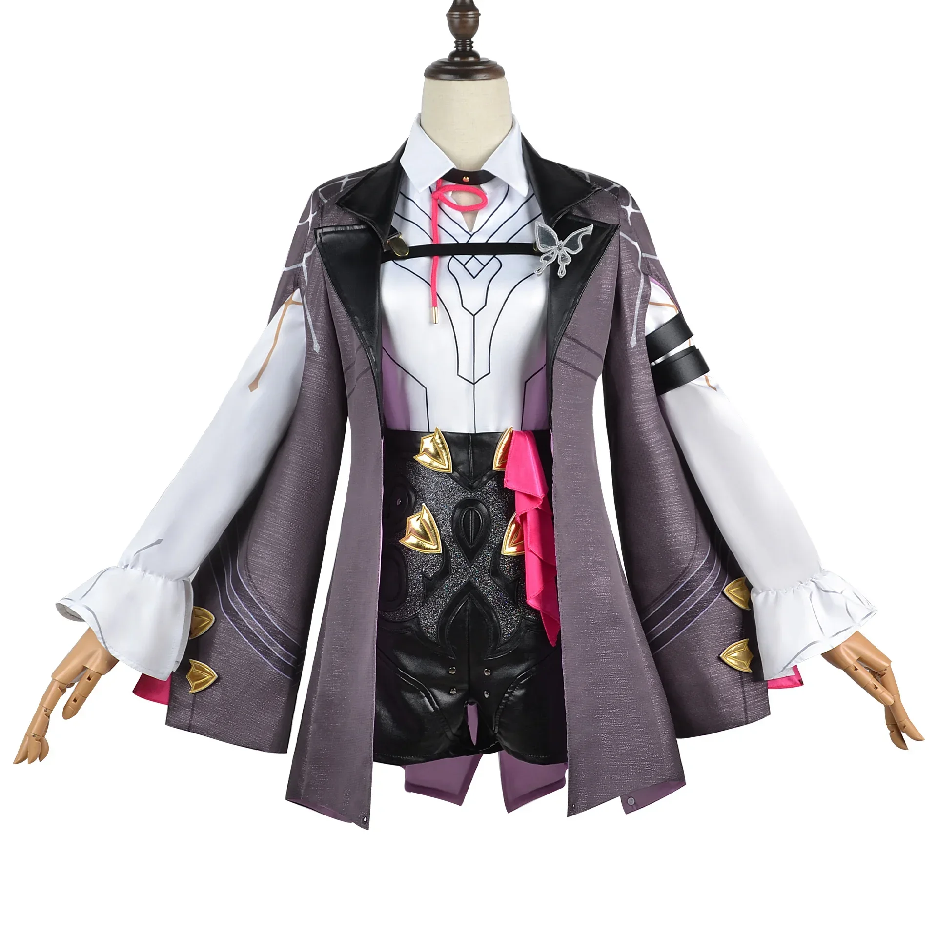 Honkai スターレールカフカコスプレゴシック刺繍ドレス  - Embroidery Gothic のレビューと価格
