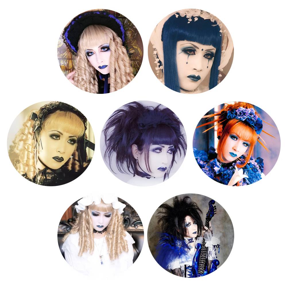 マナ様 ゴシック ロック エステティック バッジ ラウンドバ - Embroidery Gothic のレビューと価格