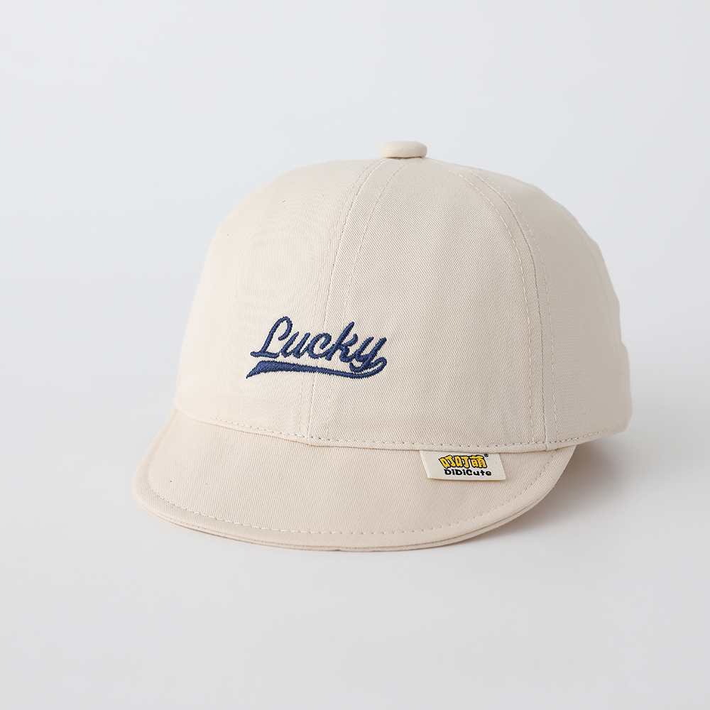 レトロなラッキーレター刺繍入り、コットン製の調節可能なソフト - Embroidery Letter のレビューと価格