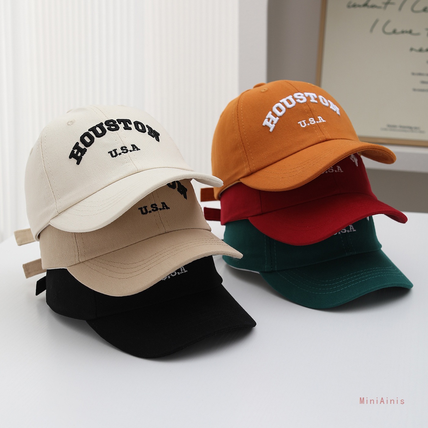 刺繍文字入りキッズ野球帽ファッション子供用ピークキャップ男の - Embroidery Letter のレビューと価格