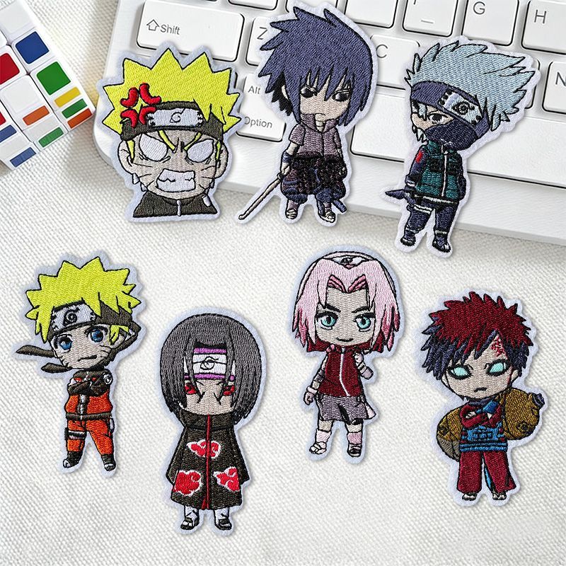 ナルトファッション生地パッチ、かわいい漫画、パーソナライズさ - Embroidery Patches のレビューと価格