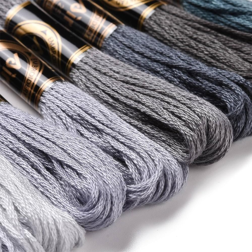 8かせ70ヤードグレーフレンドシップブレスレットストリング刺 - Embroidery Yarn のレビューと価格