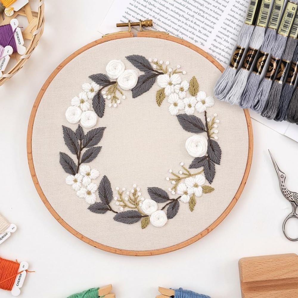 8かせ70ヤードグレーフレンドシップブレスレットストリング刺 - Embroidery Yarn のレビューと価格