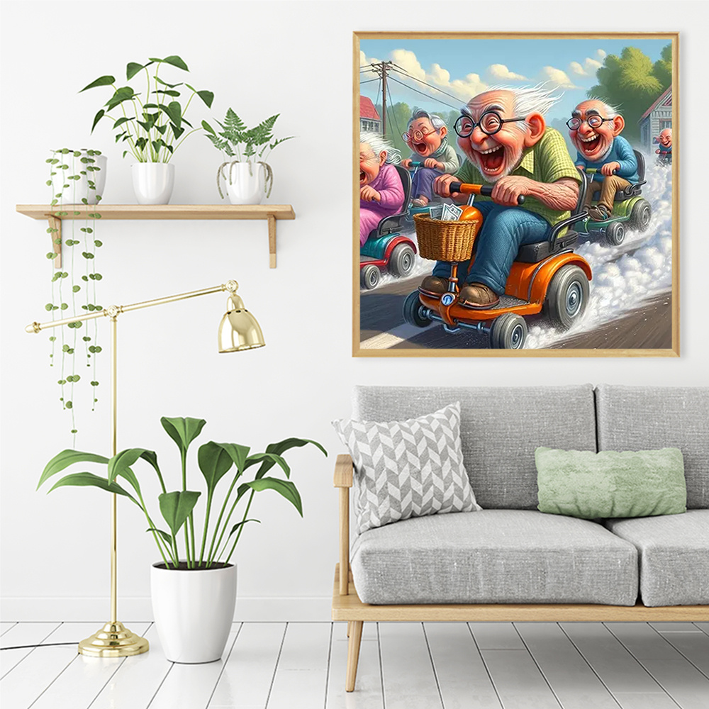 Momoart 5D DIY ダイヤモンドモザイク老人カップ - Embroidery Ideas のレビューと価格