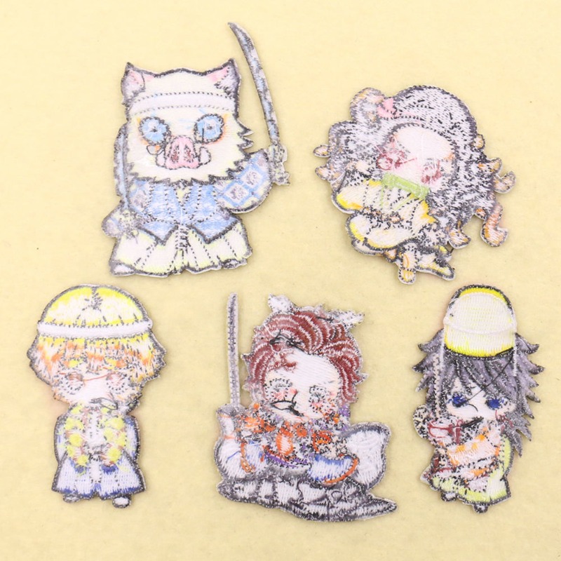 デーモンスレイヤー竈門炭治郎竈門禰豆子アニメキャラクター漫画 - Embroidery Patches のレビューと価格