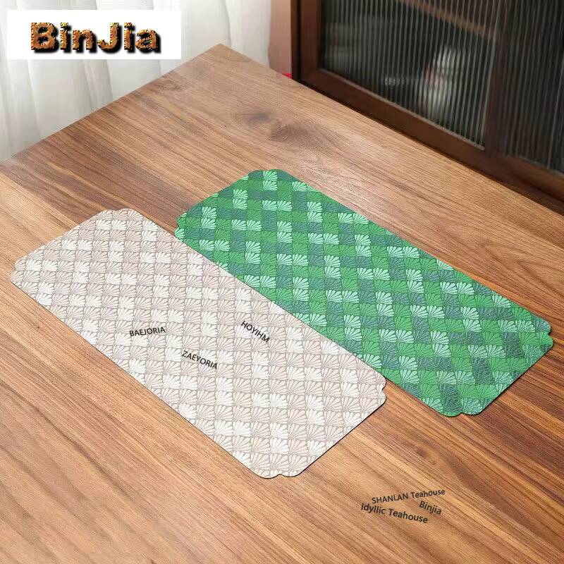 織り刺繍錦織ドライフォーム生地のティーテーブルマット、和風ド - Embroidery Cloth のレビューと価格