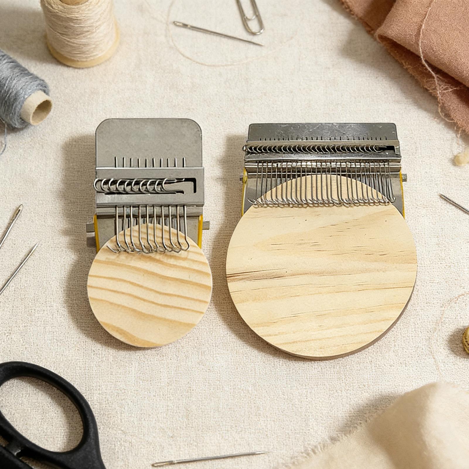 ニットパッチ織機キット 小型パッチ編み物用品 編み機キット  - Embroidery Patches のレビューと価格