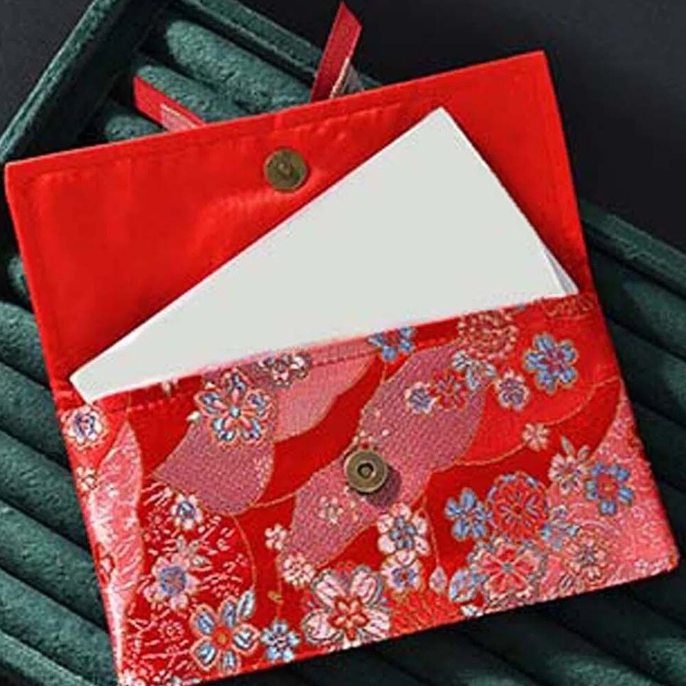 新年の祝福の言葉入り紅封筒、春節の刺繍入り布製タッセル、20 - Embroidery Cloth のレビューと価格