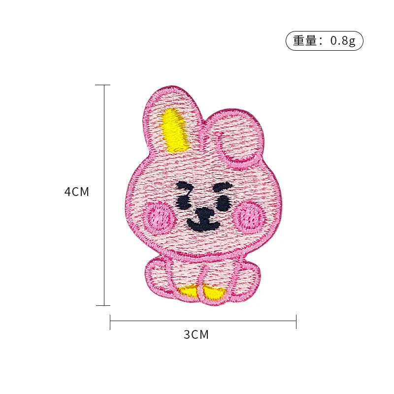 LINE FRIENDS BT21 全キャラクター刺繍入り粘 - Embroidery Patches のレビューと価格